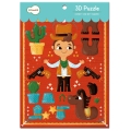 Puzzle 3D le Cowboy - 12 pièces